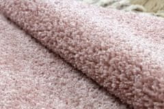 Dywany Łuszczów Kusový koberec Berber 9000 pink kruh 120x120 (průměr) kruh