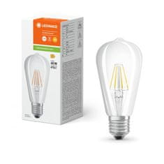 Osram LEDVANCE LED CLASSIC EDISON 40 P 4W 827 FIL CL E27 4099854070013