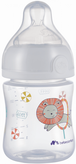 Bebeconfort Kojenecká láhev Emotion 150ml 0-6m White