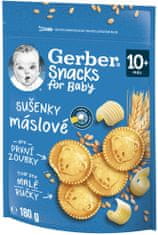 Gerber Snacks máslové sušenky 6 x 180 g