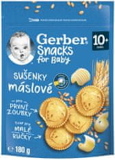 Gerber Snacks máslové sušenky 6 x 180 g