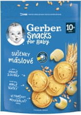 Gerber Snacks máslové sušenky 6 x 180 g