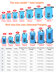 Surtep Vodotěsný vak Ocean přes rameno 10 L Bílá