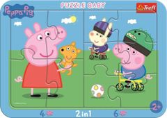 Trefl Rámové puzzle Veselé Prasátko Peppa