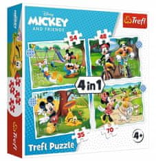 Trefl Puzzle Cool den Micky 4v1