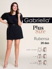 Gabriella Dámské punčochové kalhoty Gabriella Rubensa Plus Size 161 20 den 7-XXXL neutro/odc.béžová 7-3XL