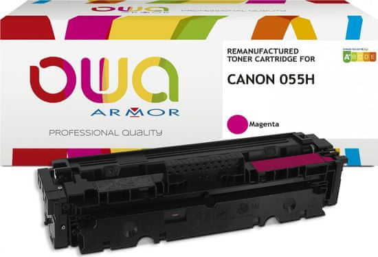 Armor OWA Armor toner kompatibilní s Canon CRG-055H M, 5900st, červená/magenta