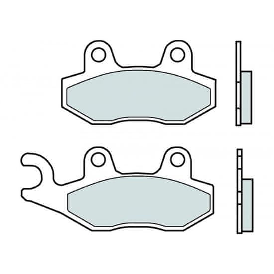 Brembo Přední brzdové destičky Brembo Yamaha 700 YXR RHINO RIGHT/REAR 2008 - směs SX