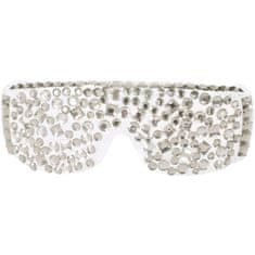 MojeParty Brýle diamantové stříbrné