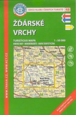 Žďárské vrchy 1:50 000/KČT 48 Turistická mapa