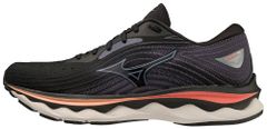 Mizuno WAVE SKY 6 / Black / Quicksilver / Hot Coral / Velikost: 36,5