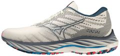 Mizuno WAVE RIDER 26 / Snow White / Silver / Ibiza Blue / Velikost: 35