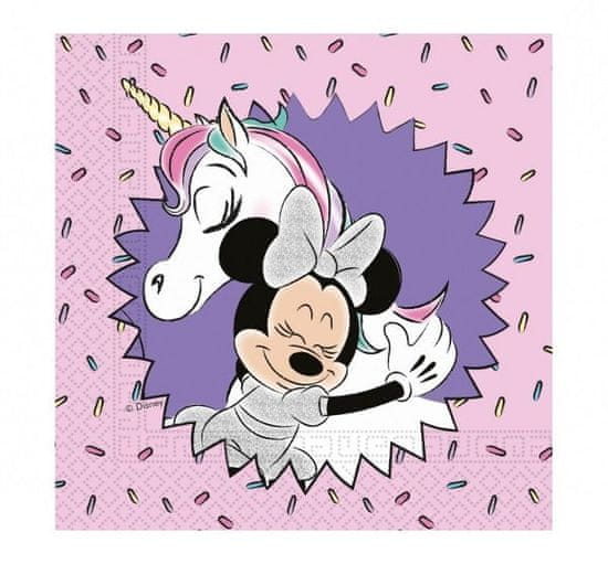 Procos Papírové ubrousky Minnie a unicorn - 20ks