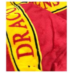 Eplusm Dětská fleecová deka Harry Potter Hogwarts flag - 120 x 150 cm