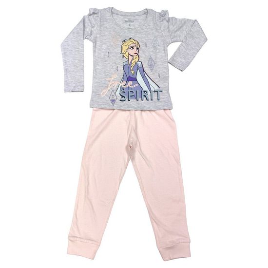 Eplusm Dívčí bavlněné pyžamo "Ledové království" růžová