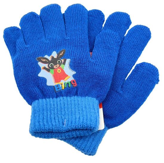 SETINO Chlapecké prstové rukavice "Bing" - tmavě modrá - 12x16 cm