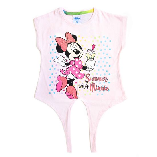Eplusm Dívčí tričko "Minnie Mouse" růžová