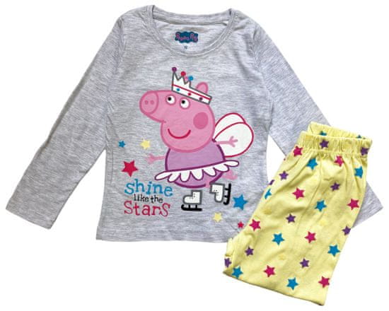 Eplusm Dívčí bavlněné pyžamo Shine Prasátko Peppa