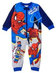 SETINO Chlapecké pyžamo overal Woo-Hoo Spider-man 104 / 3–4 roky Modrá