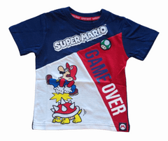 SETINO Chlapecké tričko Super Mario Game Over 98 / 2–3 roky Modrá