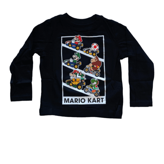 SETINO Chlapecké tričko s dlouhým rukávem Super Mario Kart