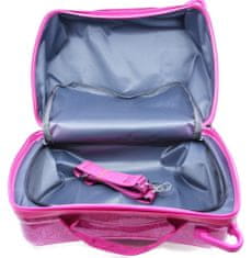 Eplusm Dětský cestovní kufr ABS na kolečkách LOL glitter