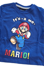 SETINO Chlapecké bavlněné pyžamo Super Mario It'sa me MARIO 98 / 2–3 roky Modrá
