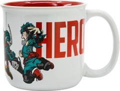 CurePink Keramický hrnek My Hero Academia: Izuku And All Might (objem 410 ml)