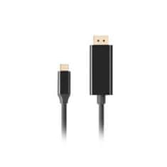 USB-C(M)->DisplayPort(M) kabel 1,8m 4K 60Hz černá