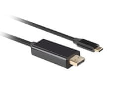 USB-C(M)->DisplayPort(M) kabel 1,8m 4K 60Hz černá