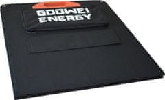 GOOWEI ENERGY Solární panel skládací SN-ME-SC200W 200W pro nabíjení NTB DC konektorem, USB A a C porty