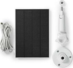 Nedis solární panel/ 5,3 V DC/ 0,5 A A/ micro USB/ délka kabelu 3 m/ příslušenství pro WIFICBO30WT