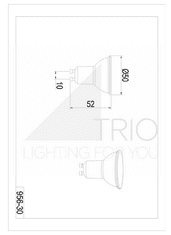 LEVNOSHOP Trio LED bodová žárovka