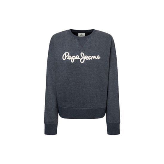 Pepe Jeans Mikina šedá NANETTE N LOGO SWEATSHIRT