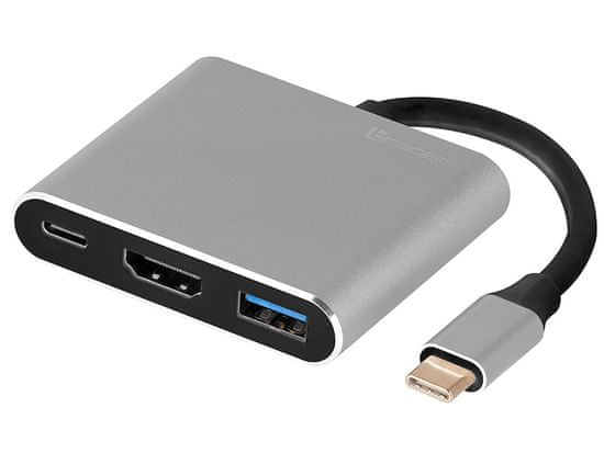 Tracer ADAPTÉR TRACER A-1, USB-C, HDMI 4K, USB 3.0, PDW 100W