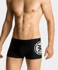 ATLANTIC Pánské plavkové boxerky - černé Velikost: M