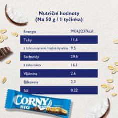 Corny BIG cereální tyčinka kokos v mléčné čokoládě 24 x 50 g