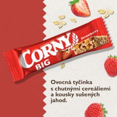 Corny BIG cereální tyčinka jahoda 24 x 40 g