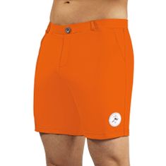 Self Pánské plavky Swimming shorts comfort26 oranžové - Self XL
