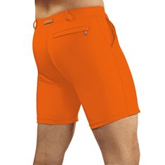 Self Pánské plavky Swimming shorts comfort26 oranžové - Self XL