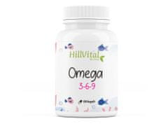 Hillvital Omega 3-6-9, 60 kapslí