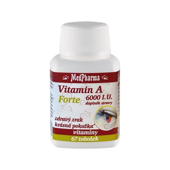 MedPharma Vitamin A 6000 I.U. Forte, 67 tobolek