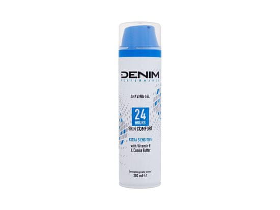 Events 200ml denim performance extra sensitive shaving gel