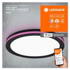 Osram LEDVANCE SMART plus Wifi Orbis Circle Black 460mm RGB plus TW 4058075573833