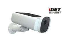 iGET SECURITY EP29 White - WiFi solární bateriová FullHD kamera, IP66, samostatná i pro alarm M5