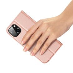 Dux Ducis Skin Pro knížkové pouzdro na iPhone 15 Plus, růžové