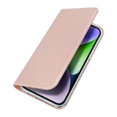 Dux Ducis Skin Pro knížkové pouzdro na iPhone 15, růžové