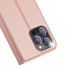 Dux Ducis Skin Pro knížkové pouzdro na iPhone 15 Pro Max, růžové