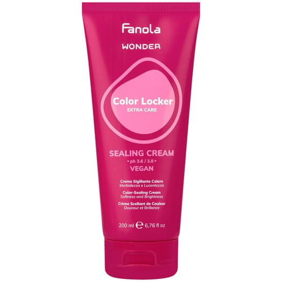 Fanola Color Locker Sealing Cream - ochrana barvy pro barvené vlasy, chrání barvu před vymýváním, vyživuje a posiluje vlasy, 200ml