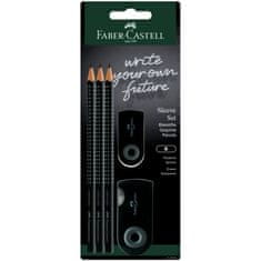 Faber-Castell Grafitová tužka Grip 2001/set, černá, BL